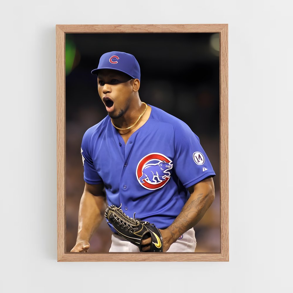 Poster La Réaction de Carlos – affiche Baseball (vue 4)
